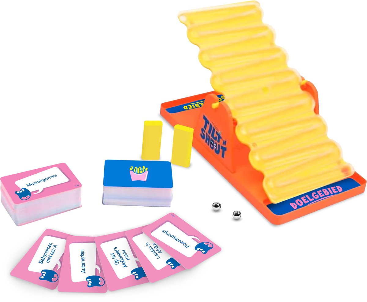 Megableu Tilt 'N' Shout - Spannend Familiespel - Bordspel voor Jong & Oud - 2 of Meer Spelers - Ideaal voor Spelletjesavond — afbeelding 5