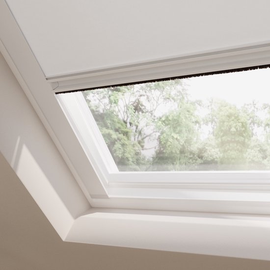 Store enrouleur Trend pour fenêtre de toit - Occultant - White - pour Velux : PK08
