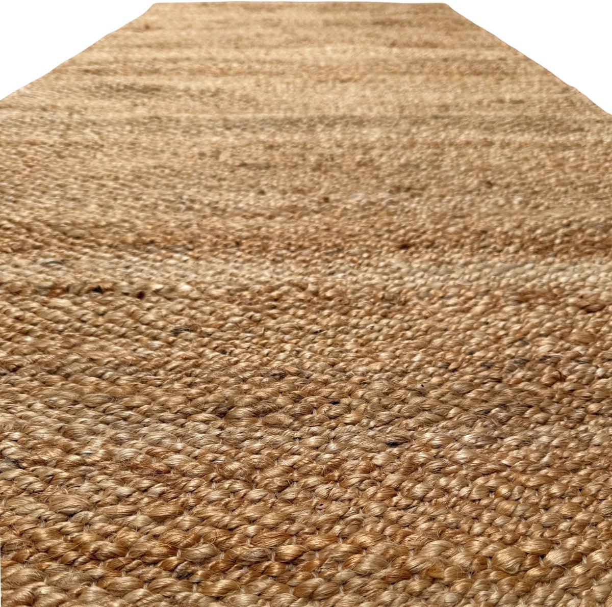 Rocaflor-Vloerkleed-Loper-Jute-bruin-80x200cm-natuurlijk