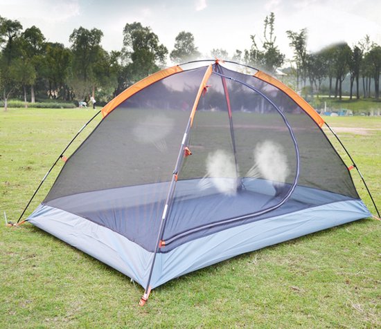Kampeertent - Koepeltent - Ultralichte tent voor 1/2/3 personen - Draagbaar en opvouwbaar - Eenvoudig te installeren - 4 seizoenen - Waterdicht en geventileerd - Geschikt voor picknicks, wandelen en kamperen van Merkloos — afbeelding 2