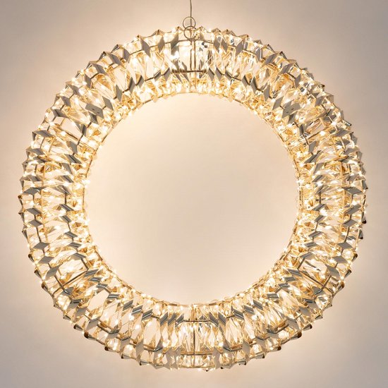 Luca Lighting Boule Éclairage de Noël avec Lumières LED Witte Chaud - Ø 50 cm - Zwart