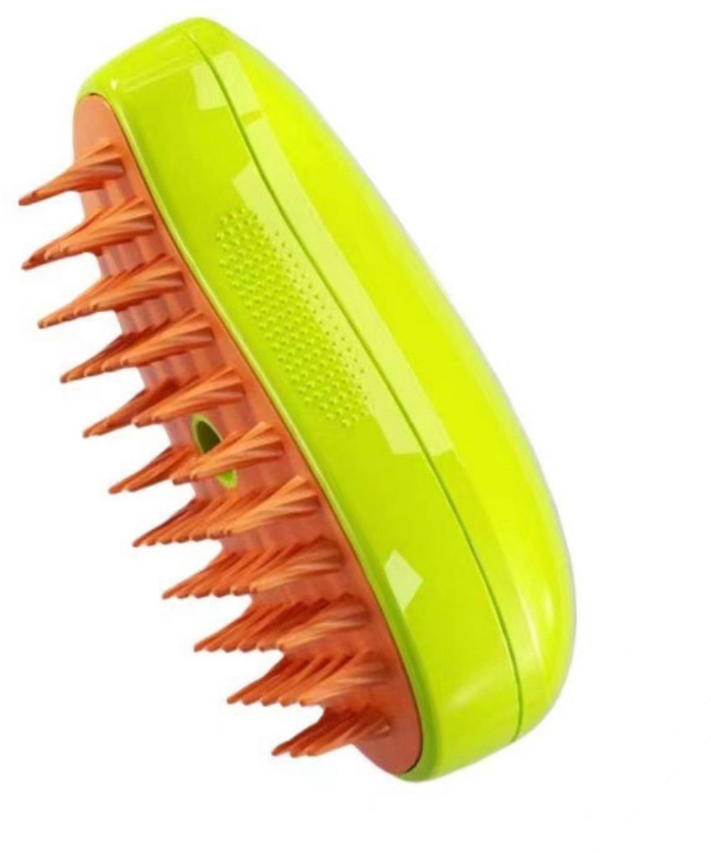 TOVBMUP Kattenborstel - 3-in-1 Stoomkam voor Kat en Hond - Oplaadbaar met Vloeistofvulopening - Geschikt voor Dagelijkse Vachtverzorging - Kunststof - 12x6,6cm