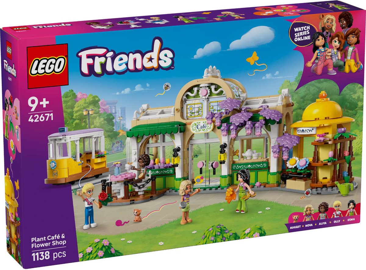 LEGO 42671 Friends Plantencafé En Bloemenwinkel