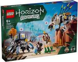 Omslag van LEGO® Horizon Adventures™ Aloy en Varl vs. Shell-Walker en Sawtooth - 77037