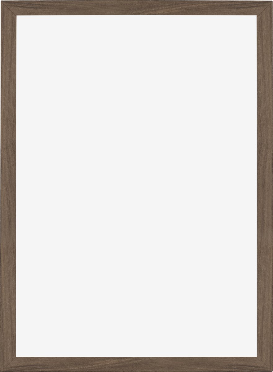 Dutch Frame Factory Fotolijst 68x98 cm - MDF - Walnoot Donker - Marseille