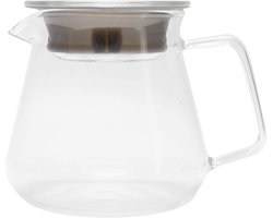 Transparante Glazen Koffie Server - 300Ml/500Ml - Duurzaam voor Familie Koffieliefhebbers en Professionele Baristas - Keuken Aanrecht