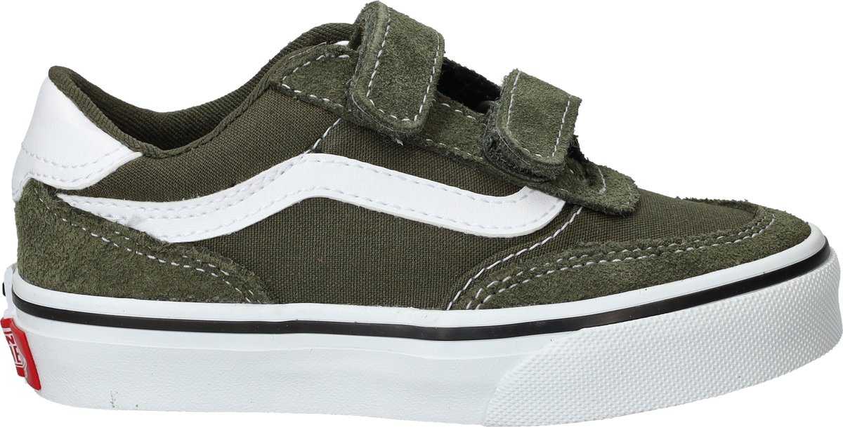 Vans Brooklyn LS olijfgroen - wit