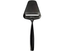 Boska Kaasschaaf Monaco+ Dark - Design kaasschaaf - Kaasschaaf voor harde kaas - Kaasschaaf donker - RVS - Vaatwasserbestendige kaasschaaf - Cadeautip - Keukengerei - Keuken accessoires - 10 jaar garantie