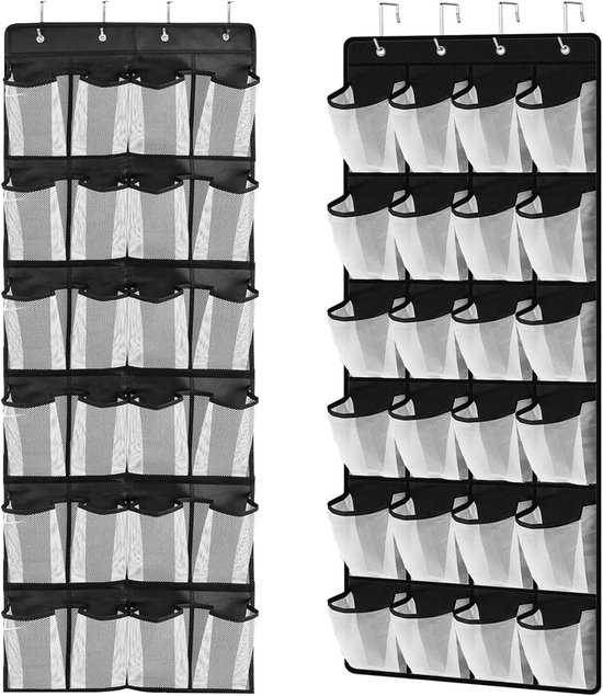 Over-de-deur Schoen Organizer Hangend Schoen Tas Met Oxford stof , Aan