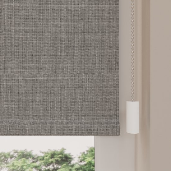 Store enrouleur électrique Easy Texture - Occultant - Gris Clair - 180 x 190 cm - CMD-02-P