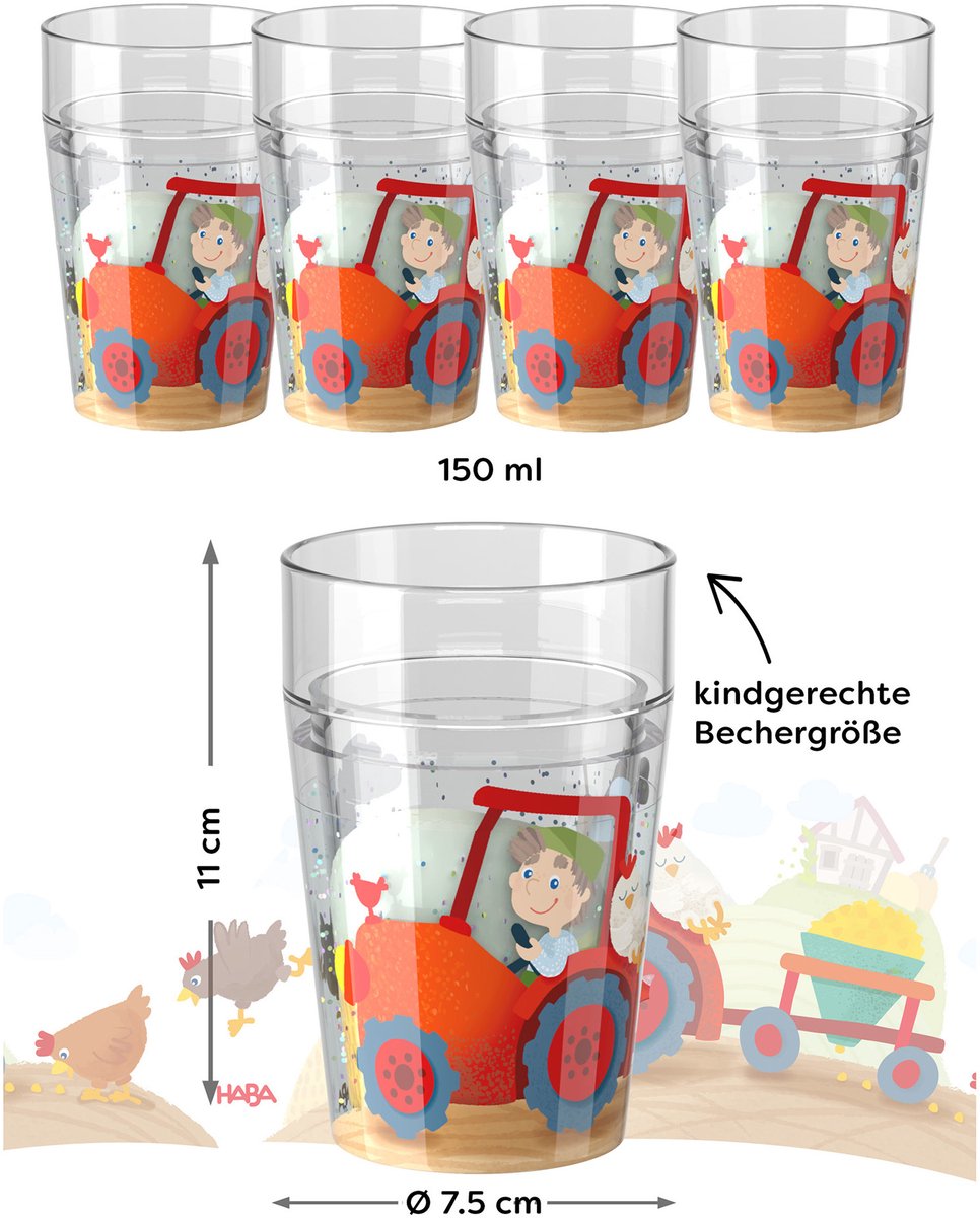 HABA Becher Glitzerbecher