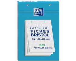 Oxford systeemkaarten, DIN A5, blanko, wit