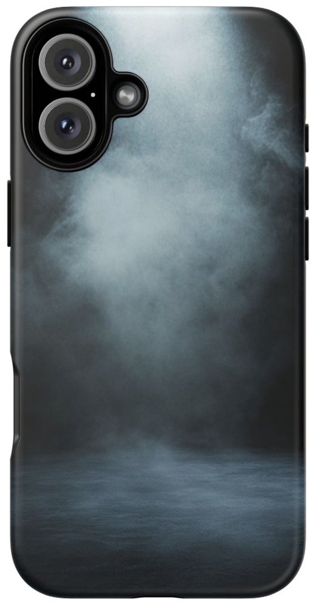 Sfeervolle Spotlight met Mist Effect – Telefoonhoesje Geschikt voor iPhone 16 Plus