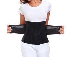 Postpartum Buikband - Buikwikkel voor na de Bevalling - C-Sectie & Postoperatieve Ondersteuningsgordel - Slankmakende Herstelband - XL - Ademend - Zwart - 1stuk