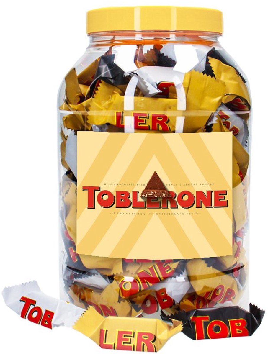 Toblerone Tiny chocolademix - melkchocolade, pure chocolade en witte chocolade - 1000g