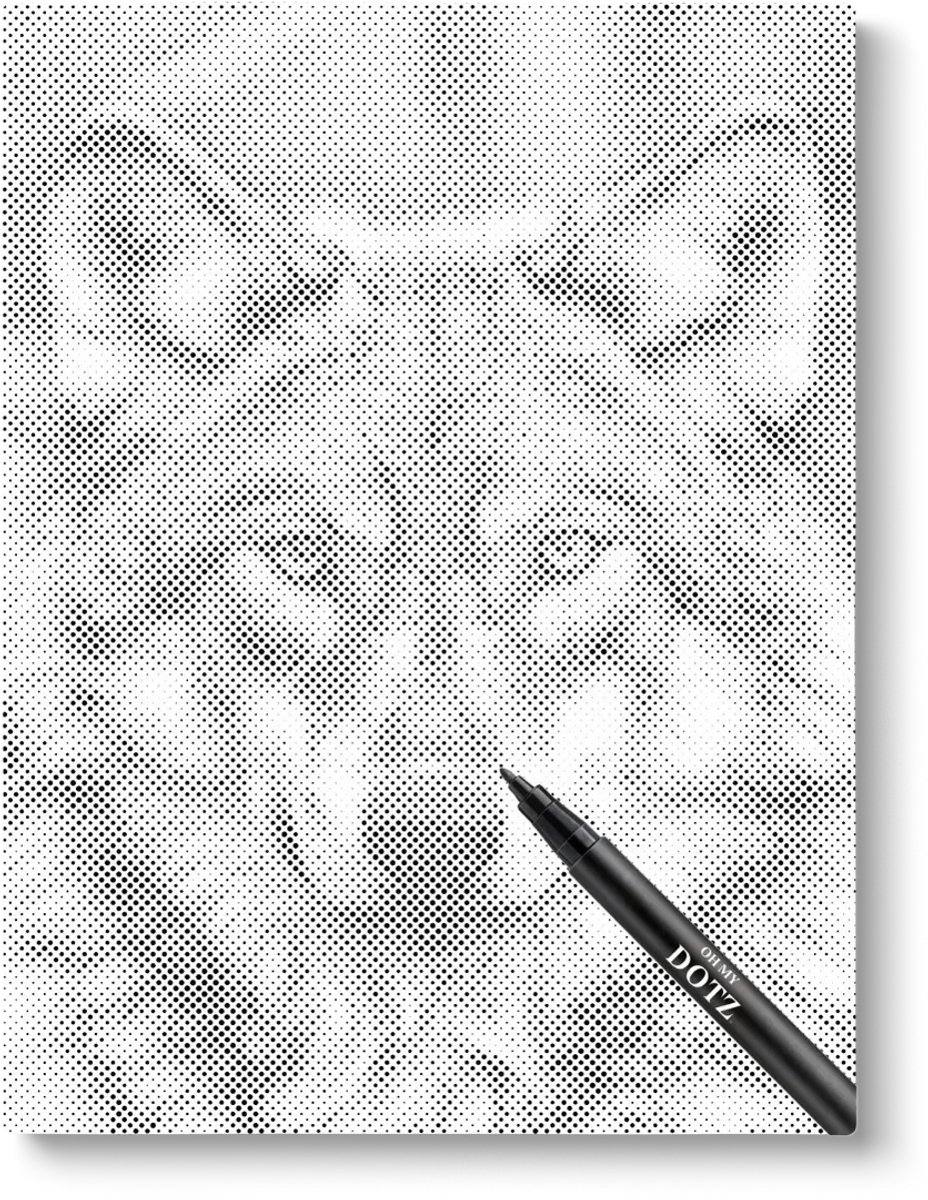 Wolf | Dot painting | 50x60cm  Meest gekozen | Dot painting | Oh My Dotz | Dots stippen | Diamond painting & Schilderen op nummer alternatief | Happy hobby — afbeelding 5