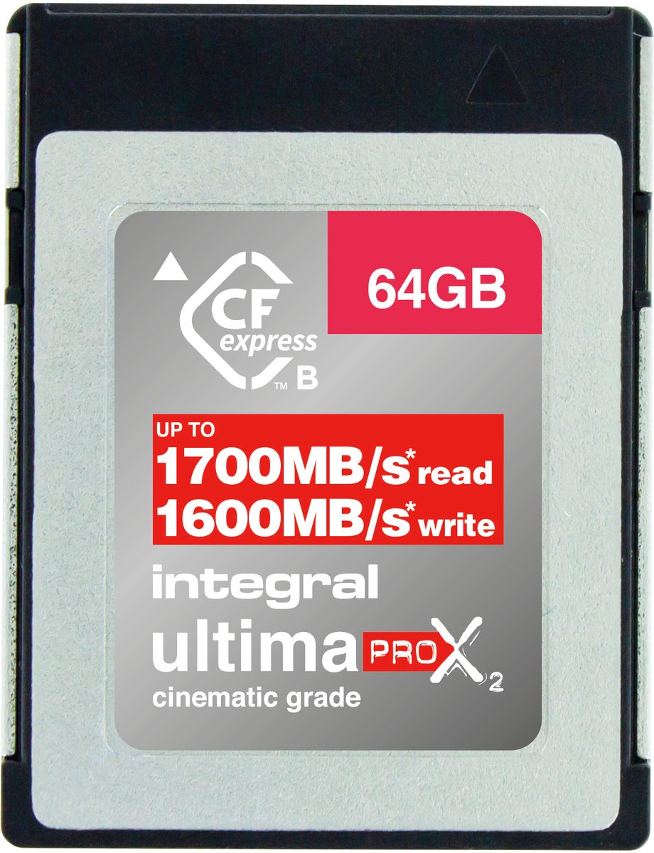 Integral 64GB UltimaPro X2 CFexpress Cinematic Type B 2.0