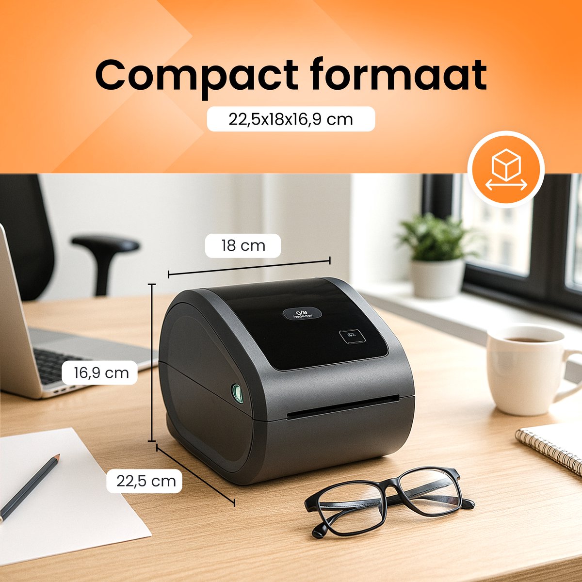 PerfectPrint Labelprinter - Labelmaker - Thermische Printer - Labelprinters - USB & Bluetooth Verbinding - Verzendlabel Printer PostNL & DHL + verzendetiketten — afbeelding 6