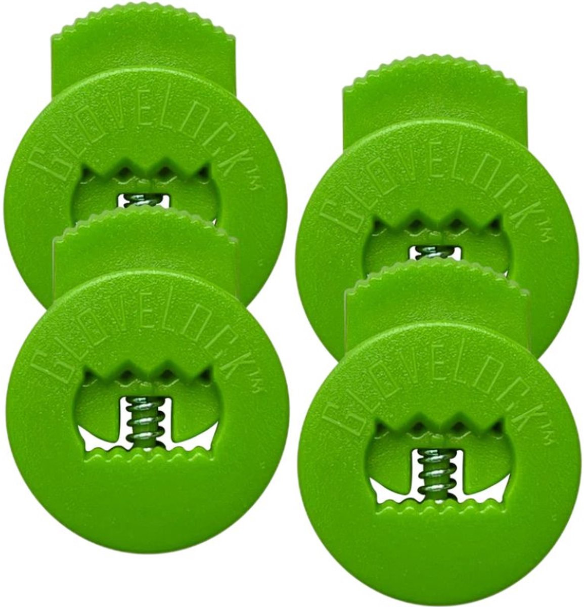 All Star Glovelocks (4-pack) Kleur Neongroen