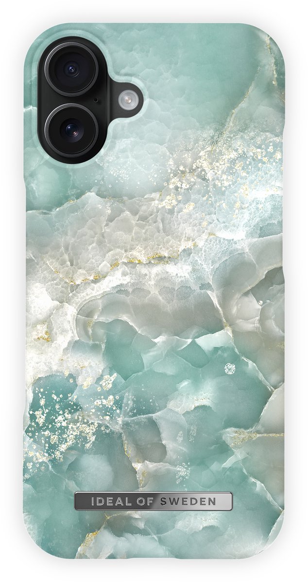 iDeal of Sweden Fashion Case geschikt voor iPhone 16 Plus Azura Marble