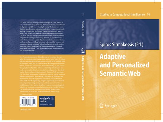 Adaptive and Personalized Semantic Web - cover