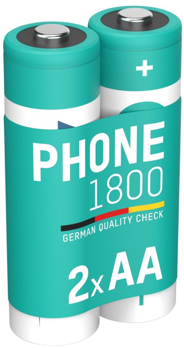 Ansmann 1312-0038 Oplaadbare AA batterij (penlite) NiMH 1600 mAh 1.2 V 2 stuk(s)
