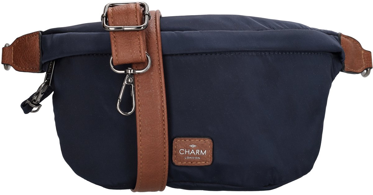 Charm London Buckingham Heuptas - Schoudertas - Crossbodytas - Praktisch - Festival - Blauw