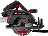 Einhell Accu Cirkelzaag TE-CS 18/165-2 Li Solo - Power X-Change - 18 V/Li-ion - 4.200 t/min - Ø165x20 mm/24 T - Max. Zaagdiepte: 90°/45°: 57/39 mm - Excl. accu en lader