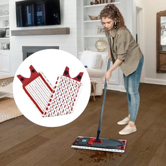Lot de 6 lingettes nettoyantes réutilisables en microfibre, lavables et faciles à dépoussiérer, pour un nettoyage à sec ou humide. Idéal pour la maison