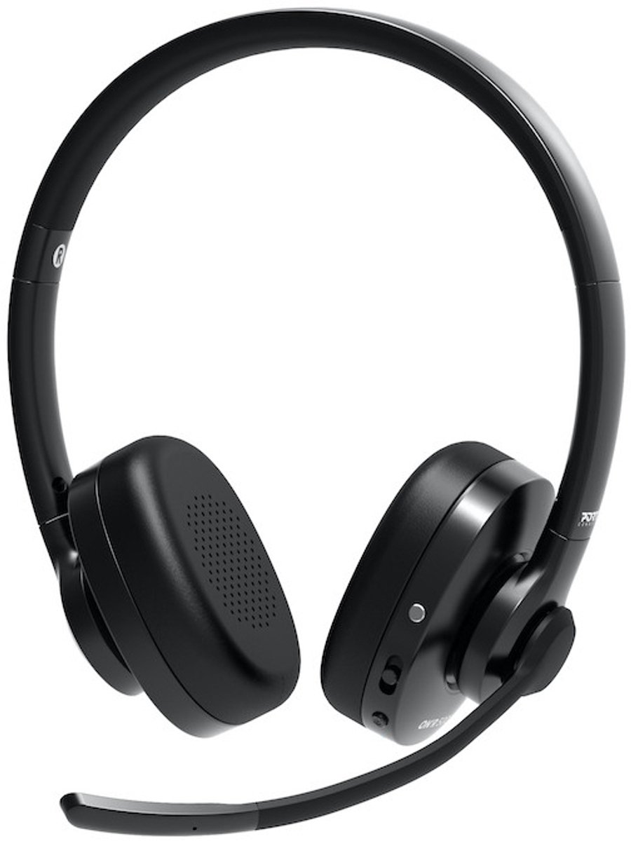 Port Designs ON'R 500 Headset Draadloos Hoofdband Kantoor/callcenter Bluetooth Zwart