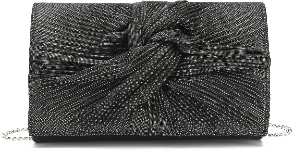 Miss Lulu Dames LH2252 BK Clutch, Zwart