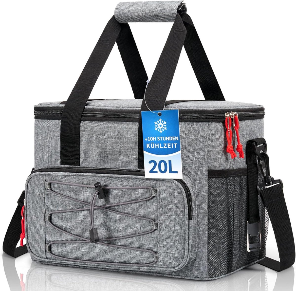 Lexium Koelbox - Draagbare koelbox voor camping en strand - Koelbox zonder stroom - Ideaal voor picknick, auto of boot - Houdt eten en drinken koel - Lichtgewicht en stevig - Met handvat en deksel - Perfect voor outdoor activiteiten, roadtrips en fes