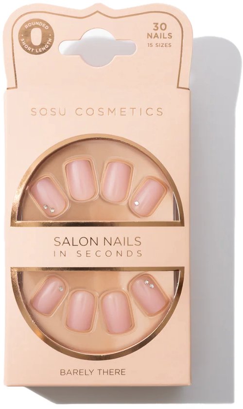 Sosu | Salon Nails Barely There - 30 ongles - Faux ongles - Vegan