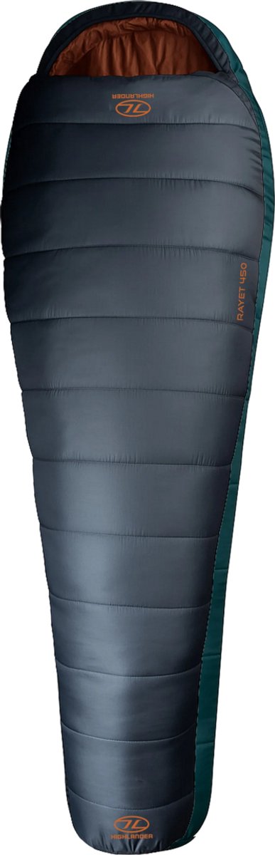 Highlander mummyslaapzak Rayet 450 Dark Grey -7°C - Grijs van Merkloos — afbeelding 4