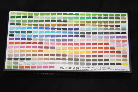Guangna 288 kleuren acryl marker staal sjabloon afdrukbare kleurenkaart brush pen staal kleurplaat digitale pdf Instant download - België Guangna 288 kleuren acryl marker staal sjabloon afdrukbare kleurenkaart brush pen staal kleurplaat digitale pdf Instant download - België