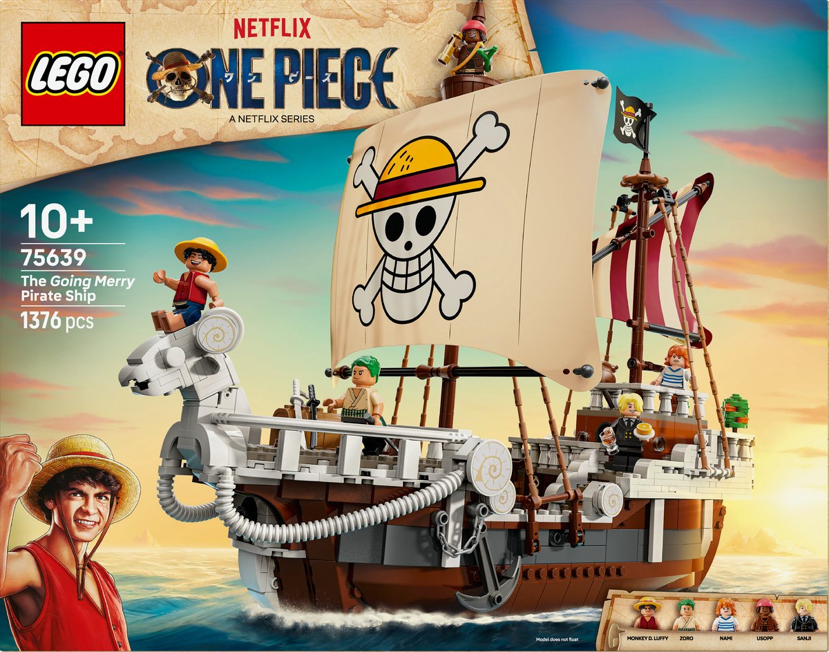 LEGO® ONE PIECE Het Piratenschip Going Merry Bouwset - 75639 — afbeelding 10