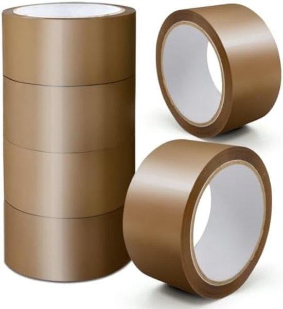 Verpackungsklebeband, 48 mm x 66 m, braun, PP - Onlineshop für Verpackungsmittel und