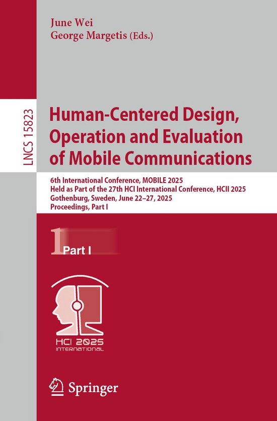 Springer Nature Proceedings Computer Science 1 - Human-Cente ... - cover