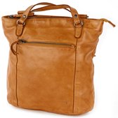 Bear Design Medium Schoudertas Dames - Leer - Sandy - Geel