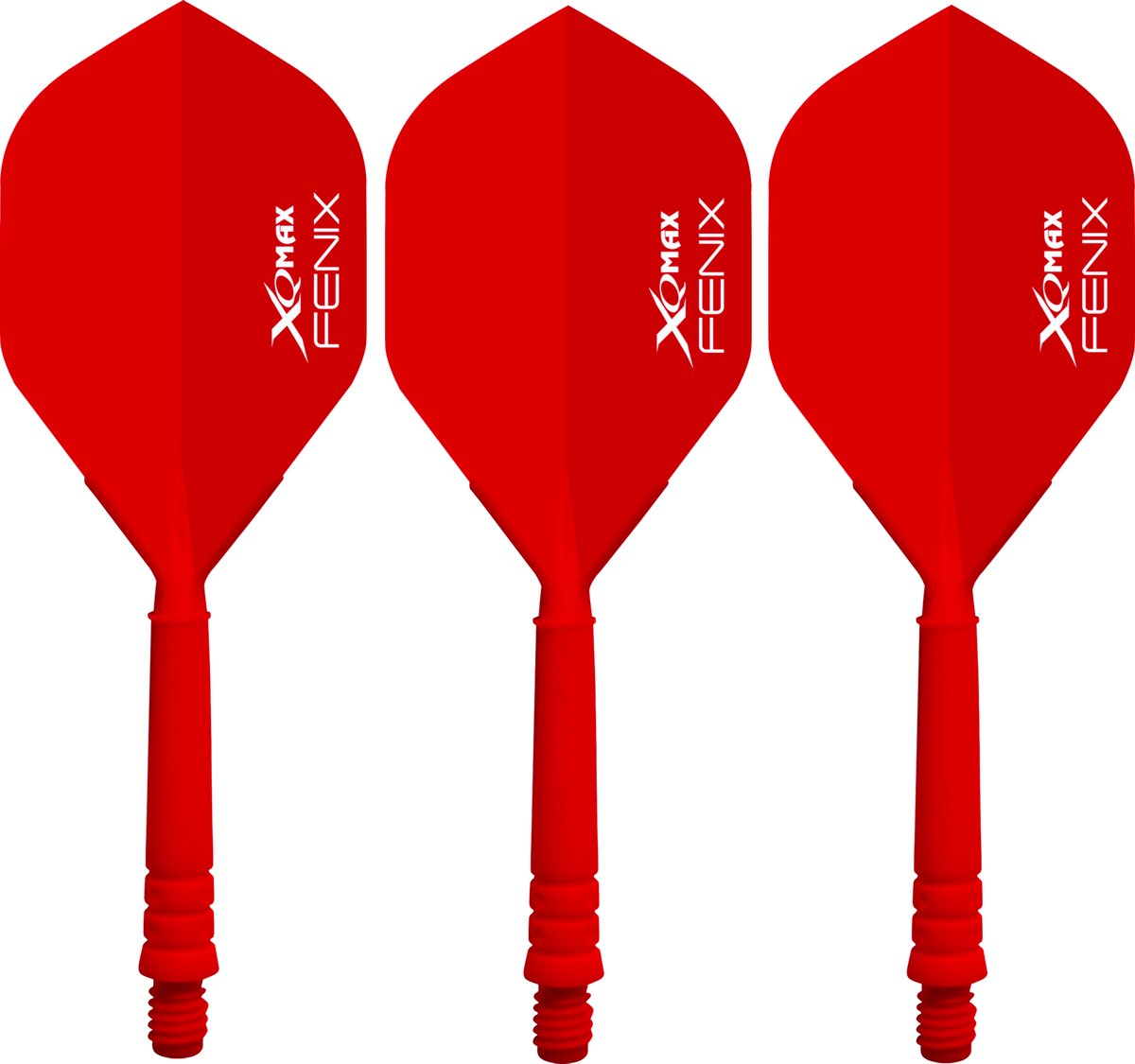 XQ Max Fenix Red Standard - Dart Flights Medium