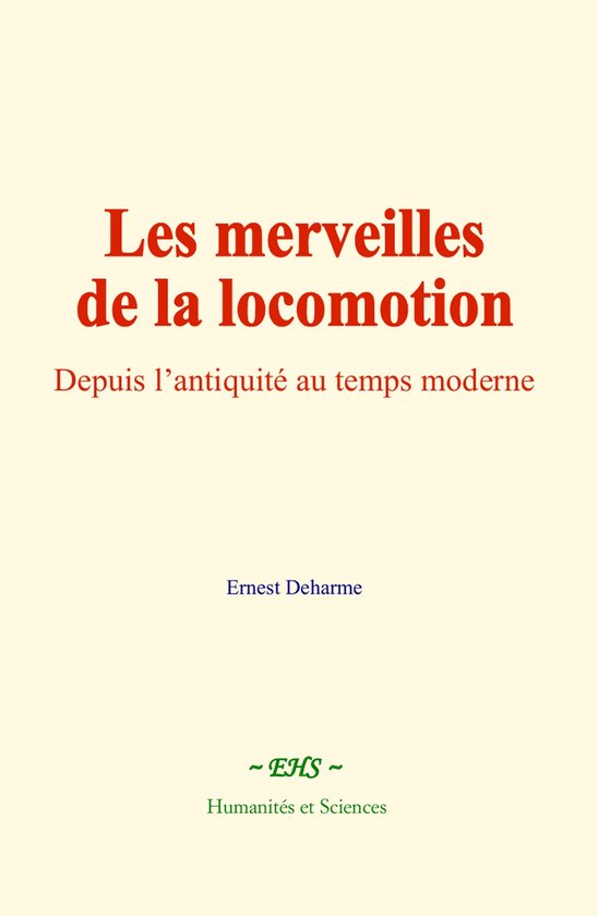 Les merveilles de la locomotion - cover