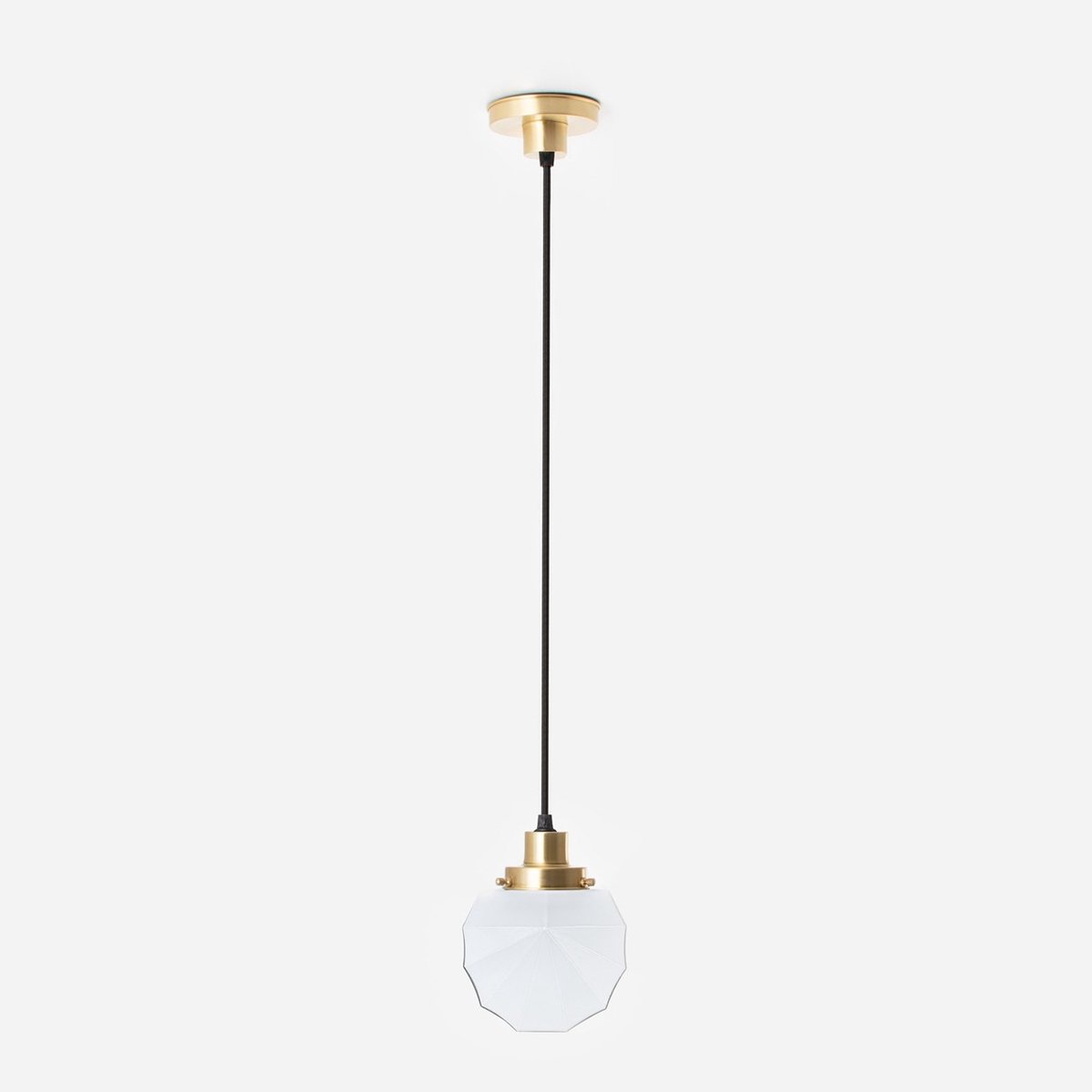Hanglamp aan snoer Johanna 20's Messing - Art Deco Trade