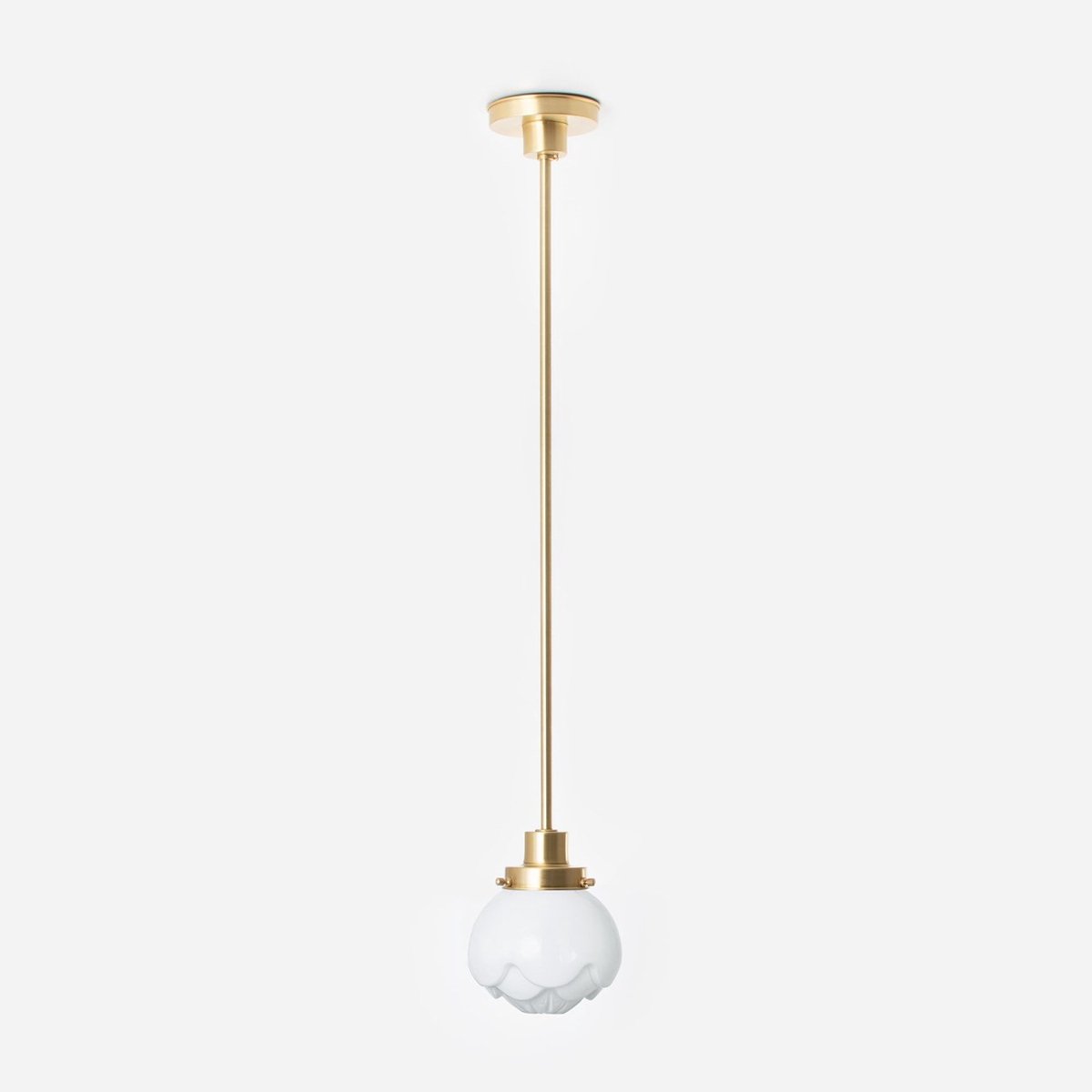 Hanglamp Paeonia 20's Messing - Art Deco Trade