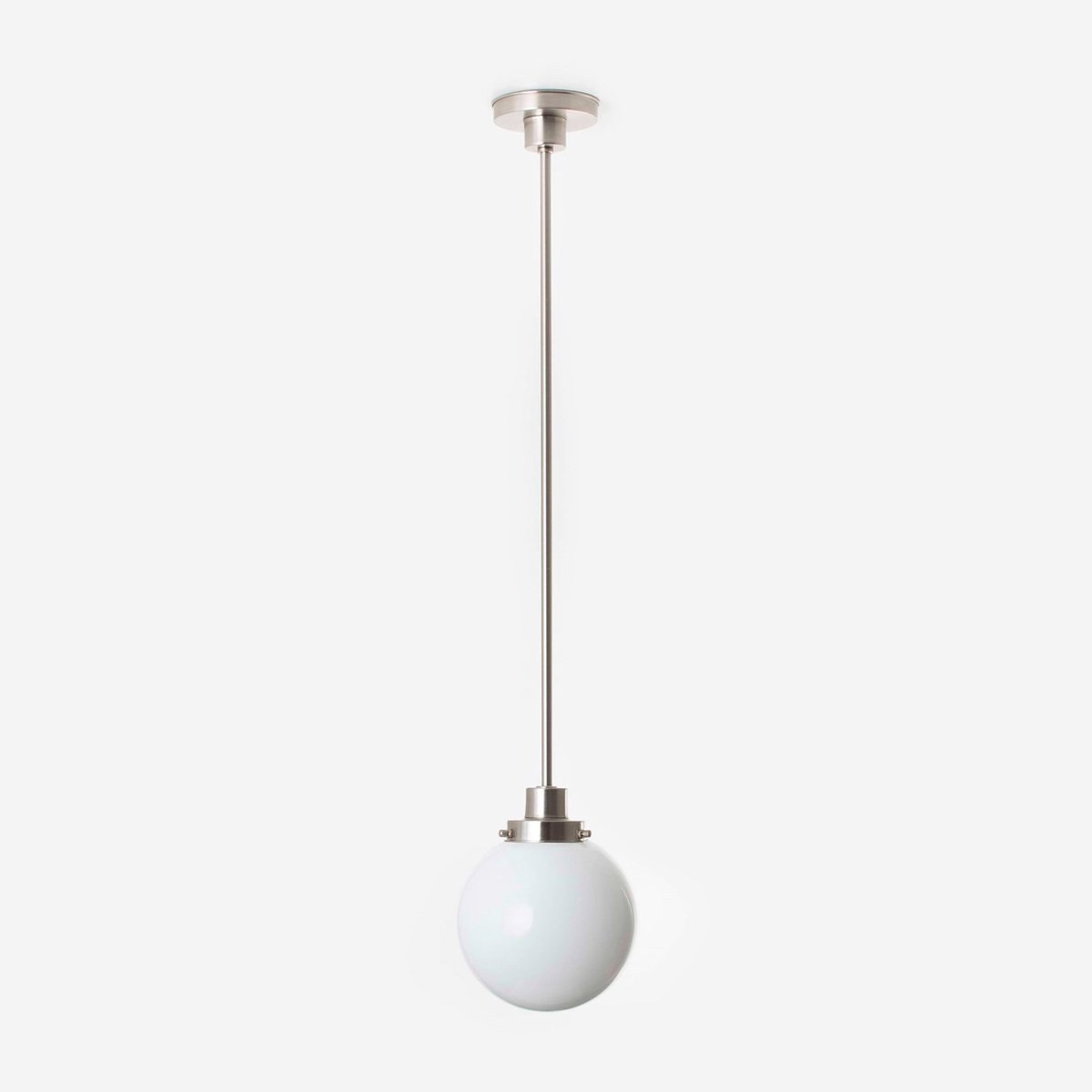 Coloured by Art Hanglamp Bol Ø 20 20's Matnikkel - Art Deco Trade