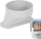 Koppelstuk Mobiele Airco Afvoerslang - Ø150Mm - Luchtafvoerslang - Plaat voor afvoerslang met een diameter van 15 cm - Voor verticale/horizontale schuiframen