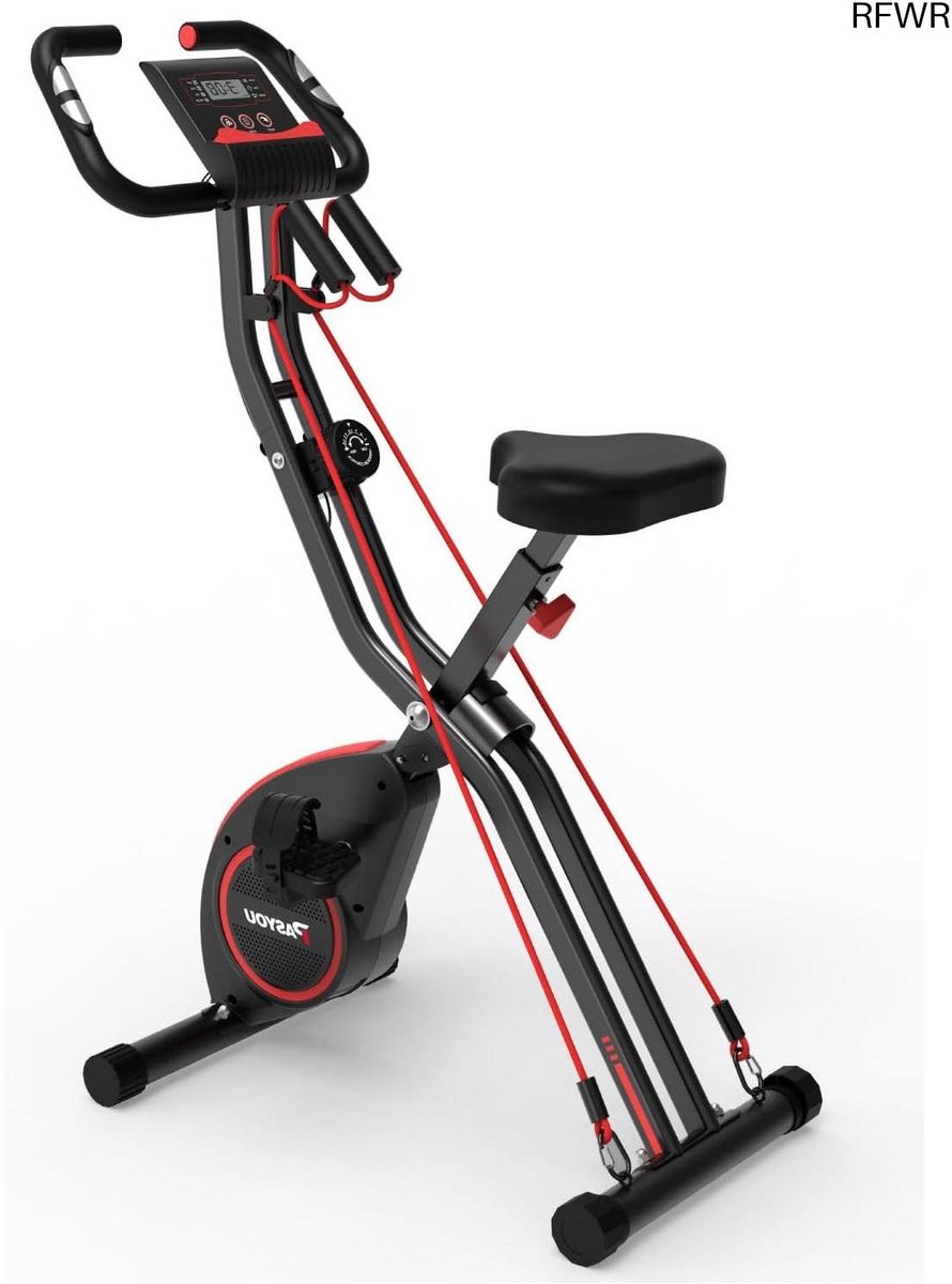RFWR® Opvouwbare 4-in-1 Hometainer - Stille Binnenfiets met 16 Weerstandsniveaus voor Thuisgebruik
