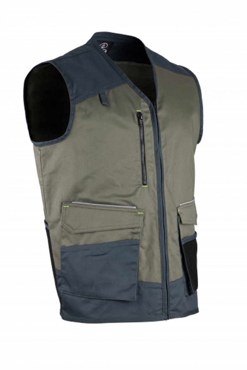 LMA memo gilet sans manche Donkgrijs
