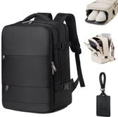 Sac à dos bagage à Bagage à main ADEL 40x30x20 cm Idéal en avion - Sac de voyage hydrofuge avec compartiment à chaussures et Compartiments de rangement pratiques pour Voyages sans soucis