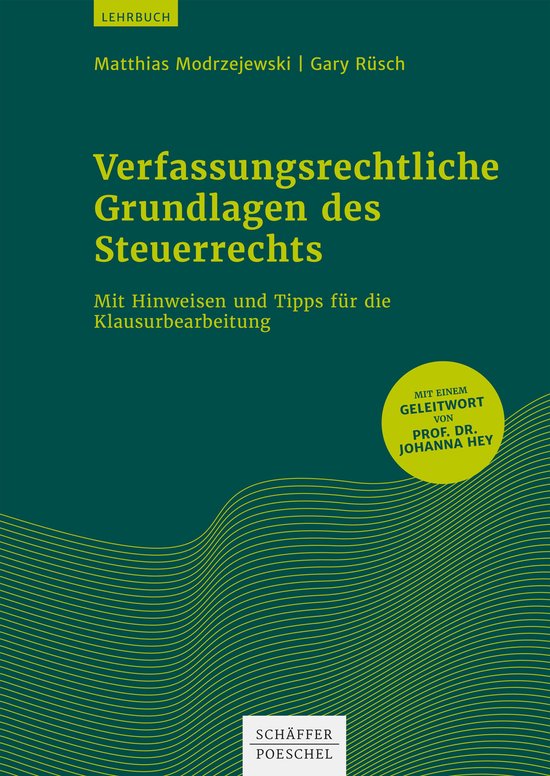 Verfassungsrechtliche Grundlagen des Steuerrechts - cover