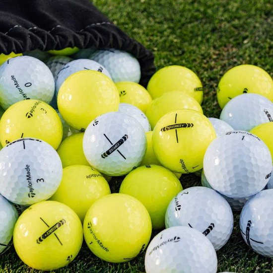 TaylorMade Distance Plus Geel Golfballen (12 stuks) 2025 van TaylorMade — afbeelding 4